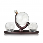 Globe Decanter & Whiskey Tumblers Set Globe Decanter & Whiskey Tumblers Set