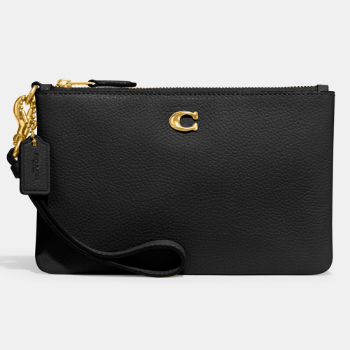 Pebble Leather Small Wristlet