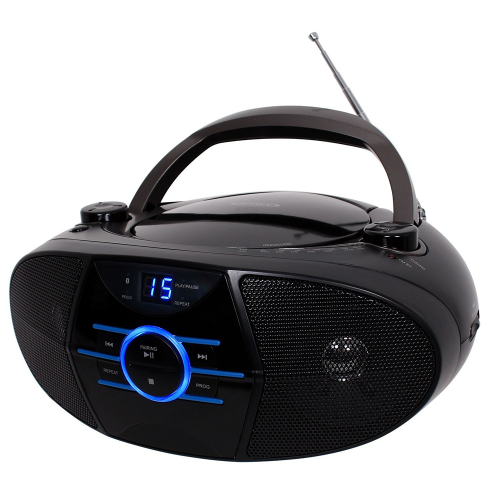 Jensen Audio Portable Stereo CD Player w/Stereo Radio and Bluetooth