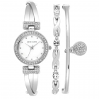 Women's Silver Bracelet Watch Set Women's Silver Bracelet Watch Set
