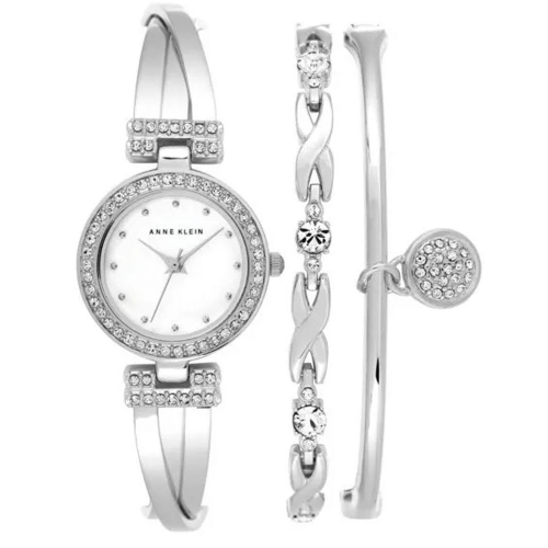 Women's Silver Bracelet Watch Set Women's Silver Bracelet Watch Set