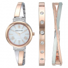 Women's Two-Toned Bracelet Watch Set Women's Two-Toned Bracelet Watch Set